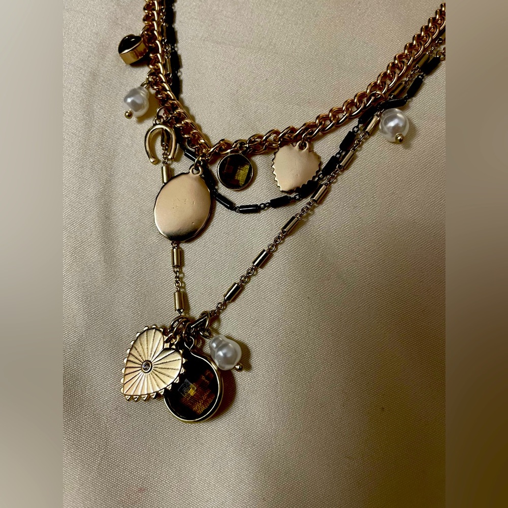 Loft layer necklace never worn